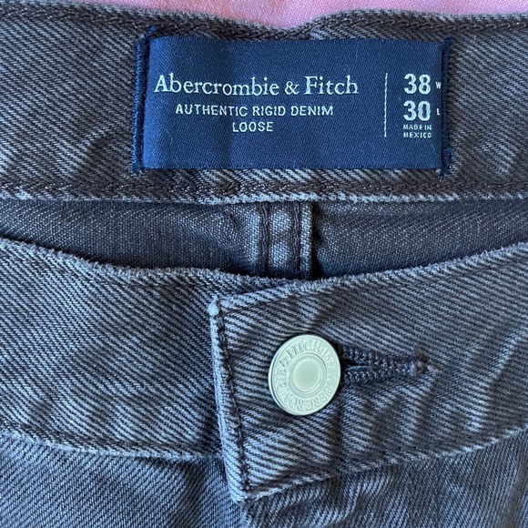 Brown Loose Denim Pants - Picture 3 of 4